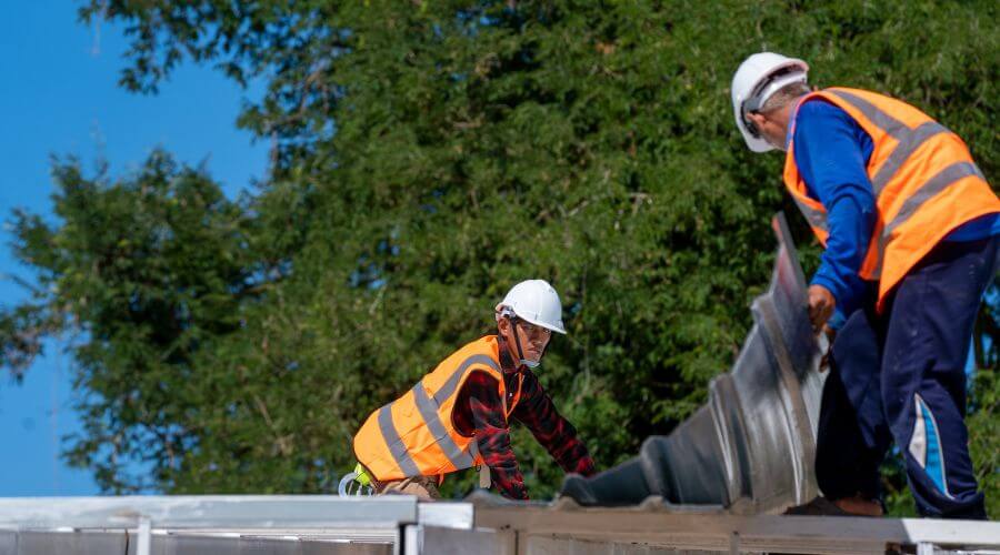 Professional metal roof installation in Darlington, WI
